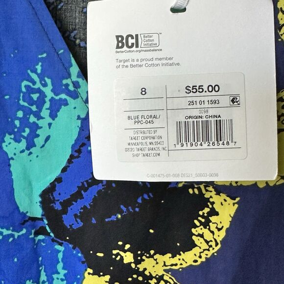 NWT Christopher John Rogers for Target 8  Floral Puff Sleeve babydoll Dress - Picture 5 of 12